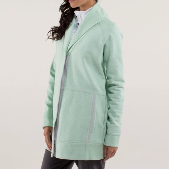 lululemon athletica Jackets & Blazers - Mint Lululemon Yin to My Yang Sweater Coat